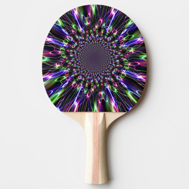 Spectacular Rainbow 2 Ping Pong Paddle (Front)