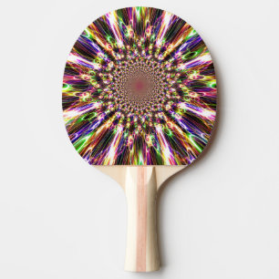 Spectacular Rainbow Ping Pong Paddle