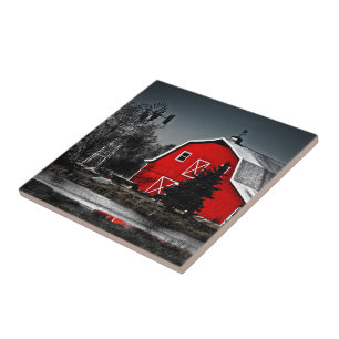 Spectacular Red Barn Tile