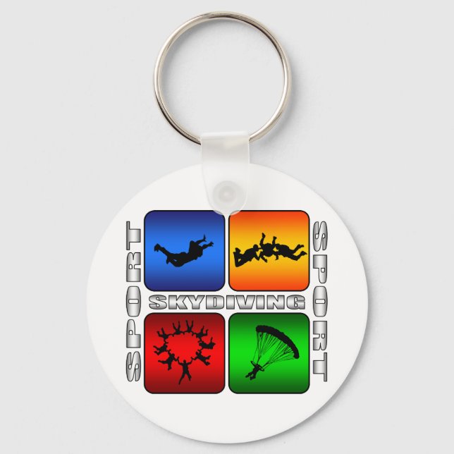 Spectacular Skydiving Key Ring (Front)