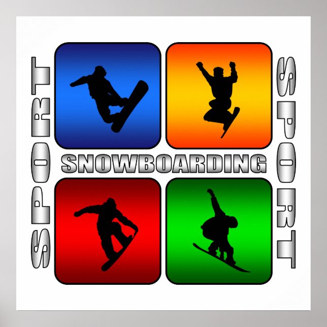 Spectacular Snowboarding Poster (Front)