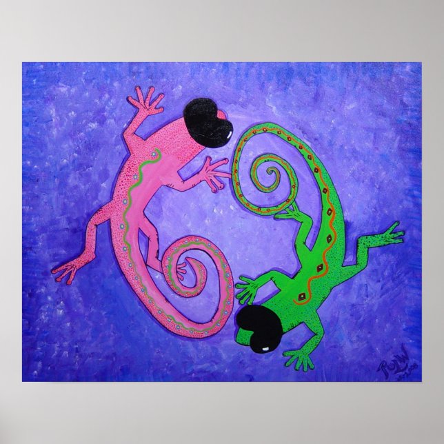 Spectacular Specled Lizards Poster (Front)