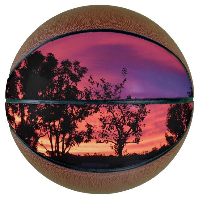 Spectacular sunrise basketball (Front)