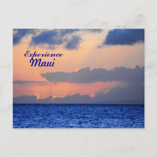 Spectacular Sunset, Lahaina, Maui Hawaii Postcard