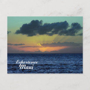 Spectacular Sunset, Lahaina, Maui Hawaii Postcard