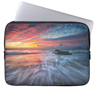 Spectacular Sunset Stone Beach, El Laptop Sleeve