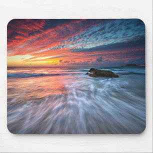 Spectacular Sunset   Stone Beach, El Mouse Pad