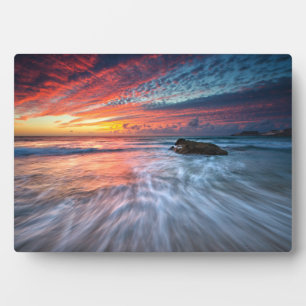 Spectacular Sunset Stone Beach, El Plaque