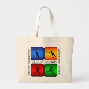 Spectacular Tennis (Female) Large Tote Bag