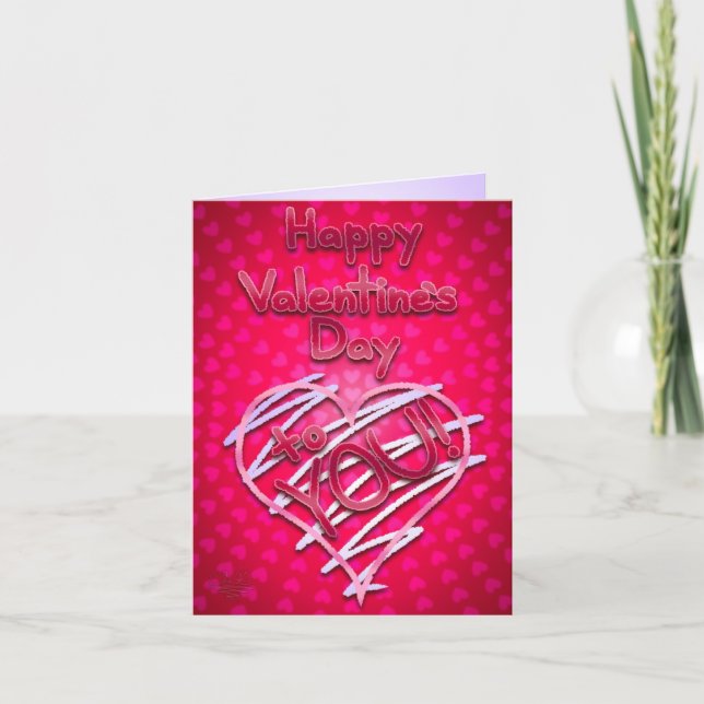 Spectacular Valentine's Day Card (Front)