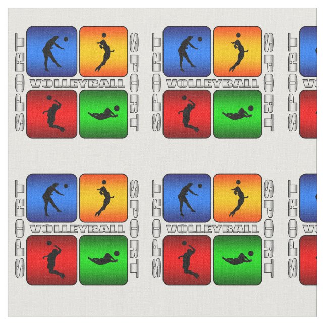 Spectacular Volleyball Fabric (Close Up)