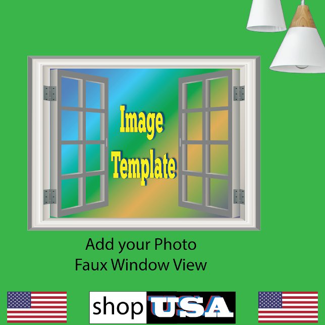 Spectacular Window View 🏡 Beautiful Amazing Blank Poster (Creator Uploaded)