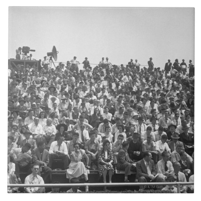 Spectators Ceramic Tile (Front)