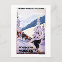 Spectators Watching Skier Poster