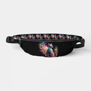 Spectral Holographical Cat: A Prism of Elegance Bum Bags