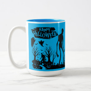 Spectre's Harvest Festival azure Two-Tone Coffee Mug