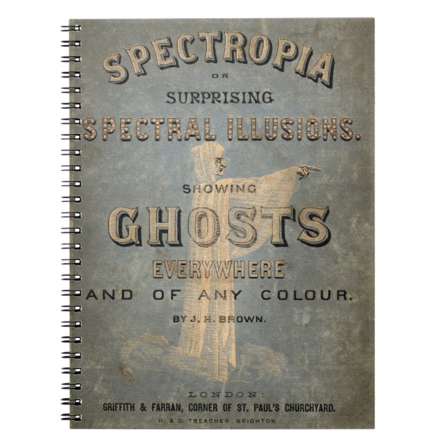 Spectropia - A Study of Ghosts - 1866 Notebook (Front)