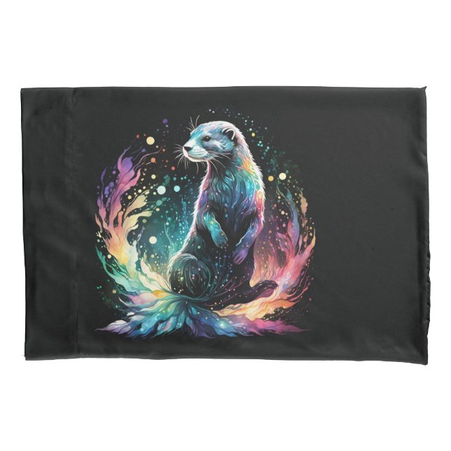 Spectrum Edge: The Otters Glow Pillowcase (Front)