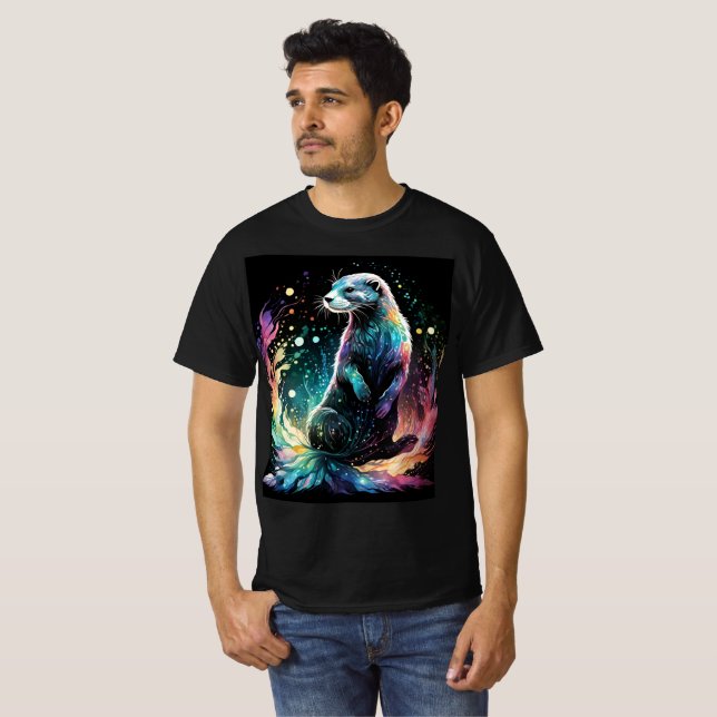 Spectrum Edge: The Otters Glow T-Shirt (Front Full)