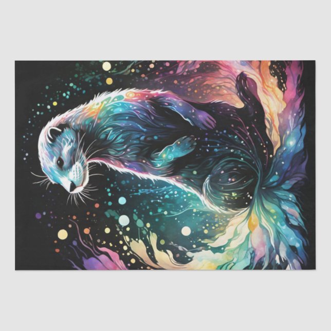 Spectrum Edge: The Otters Glow Tissue Paper (Front)