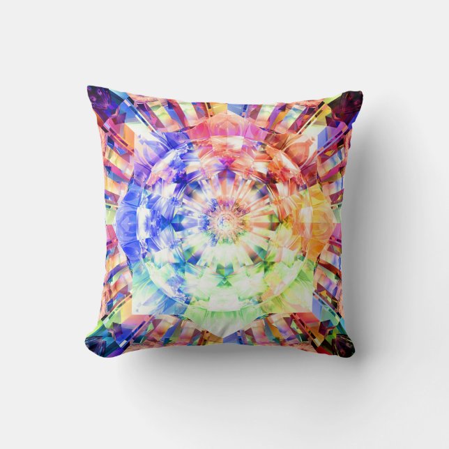 Spectrum Fractal Cushion (Front)
