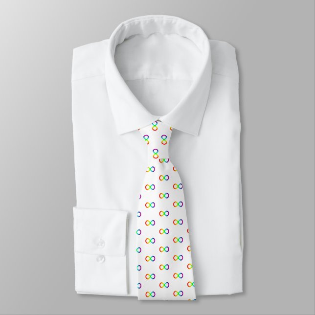 Spectrum Harmony Autism Infinity Symbol Tie (Tied)