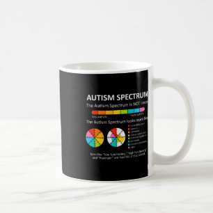 Spectrum Is Not Linear Autistic Pride Autism Aware Coffee Mug
