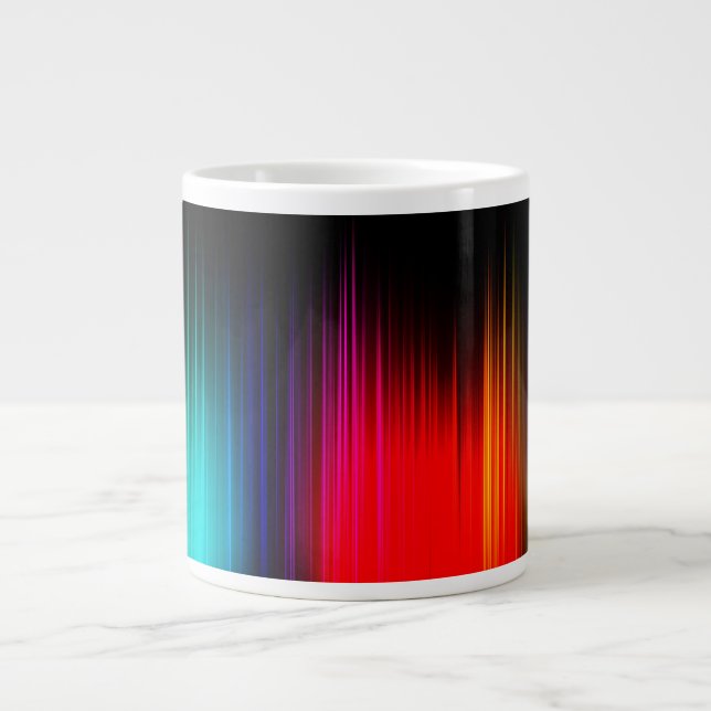 Spectrum Light Show Background-55321 Large Coffee Mug (Front)