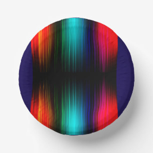 Spectrum Light Show Background-55321 Paper Plate