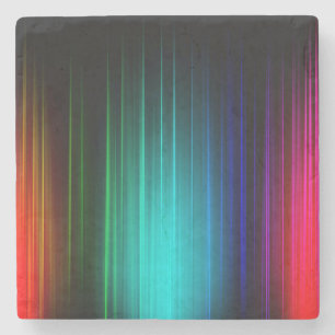 Spectrum Light Show Background-55321 Stone Coaster