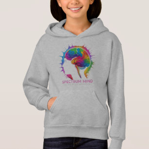 Spectrum Mind – Colourful Brain Neurodiversity Art