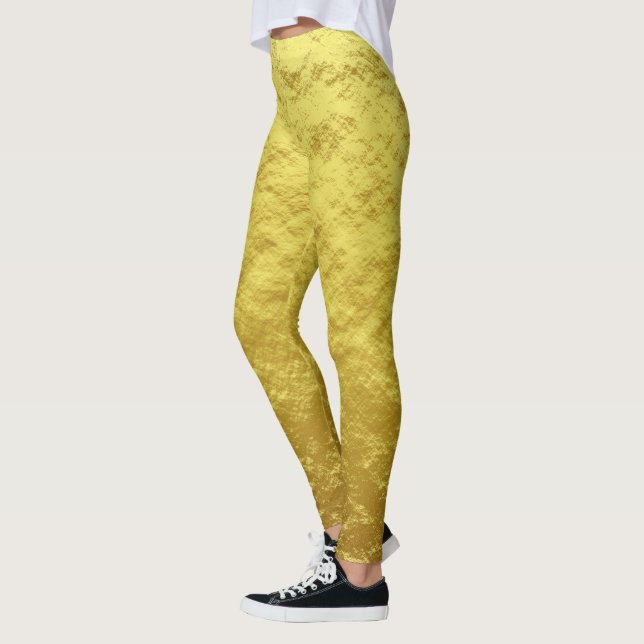 Spectrum of gold colour sheets leggings (Left)