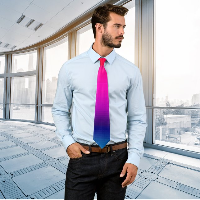 Spectrum of Horizontal Colors - 4 Tie (Spectrum of Horizontal Colors - 4 Neck Tie Necktie Neckwear sunset rainbow accessories formalwear)