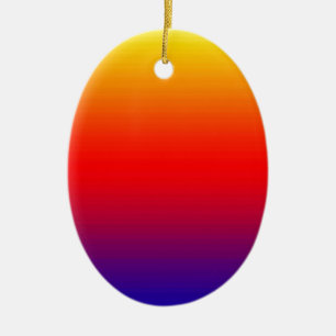 Spectrum of Horizontal Colours -1 Ceramic Ornament
