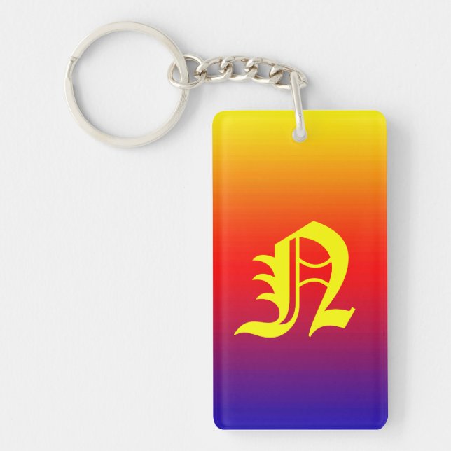 Spectrum of Horizontal Colours -1 Key Ring (Front)