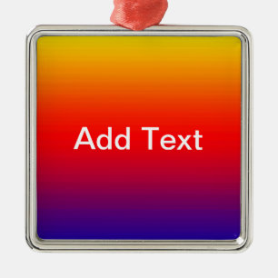 Spectrum of Horizontal Colours -1 Metal Tree Decoration