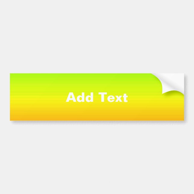 Spectrum of Horizontal Colours -3 Bumper Sticker (Front)