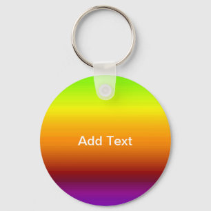 Spectrum of Horizontal Colours -3 Key Ring