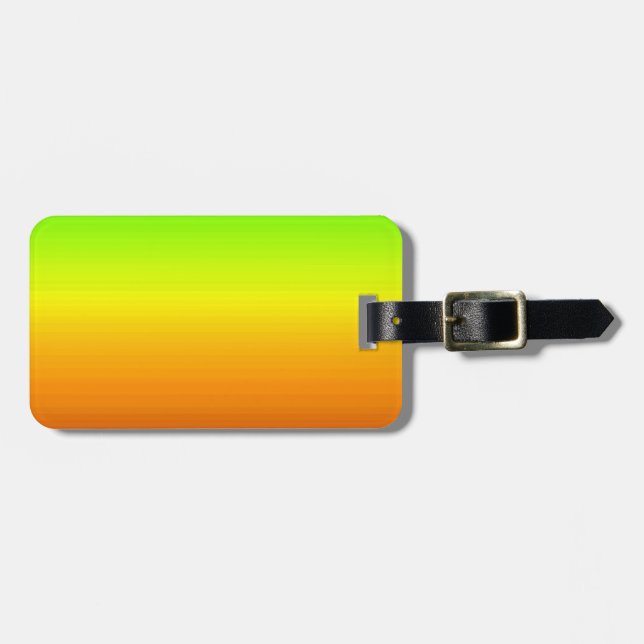 Spectrum of Horizontal Colours -3 Luggage Tag (Front Horizontal)