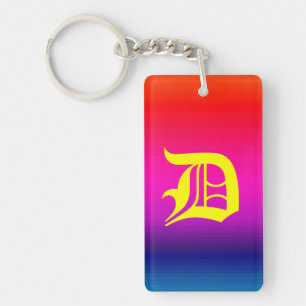 Spectrum of Horizontal Colours - 4 Key Ring