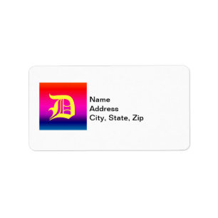 Spectrum of Horizontal Colours - 4 Label