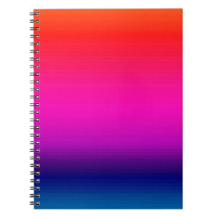 Spectrum of Horizontal Colours - 4 Notebook