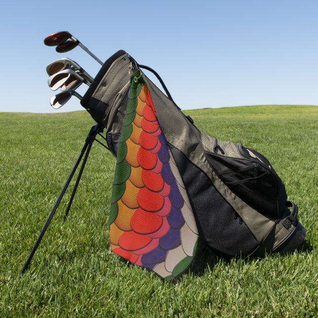 Spectrum Scales Golf Towel (Green)