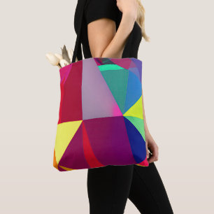 "Spectrum Shift: A Vivid Abstraction" Tote Bag