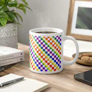 Spectrum Squares Large Coffee Mug