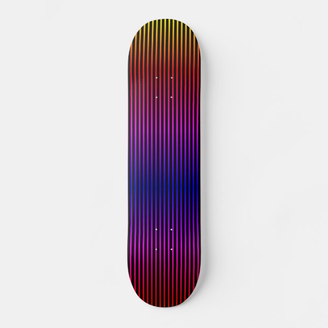 Spectrum Stripes Skateboard (Front)