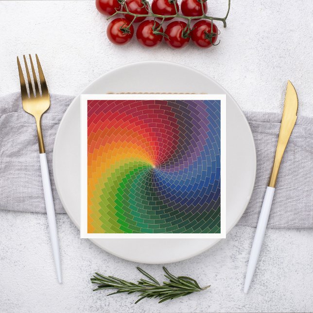 Spectrum wheel made of bricks napkin (Creator Uploaded)