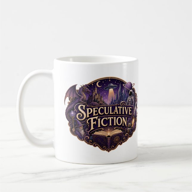 Speculative Fiction Lovers Coffee Mug (Left)