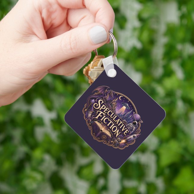 Speculative Fiction Lovers Key Ring (Hand)