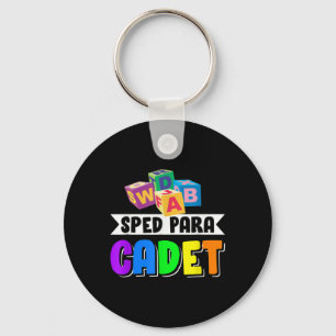 Sped Para Cadet Back To School Key Ring